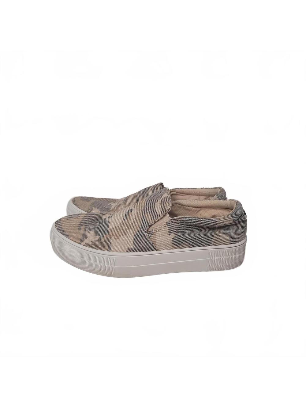 Steve Madden Gills-C‎ Women's Casual Sneakers, Tan Camo, Size 6.5